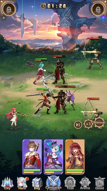 Girls' Connect: Idle RPG for Android - Build Your Team