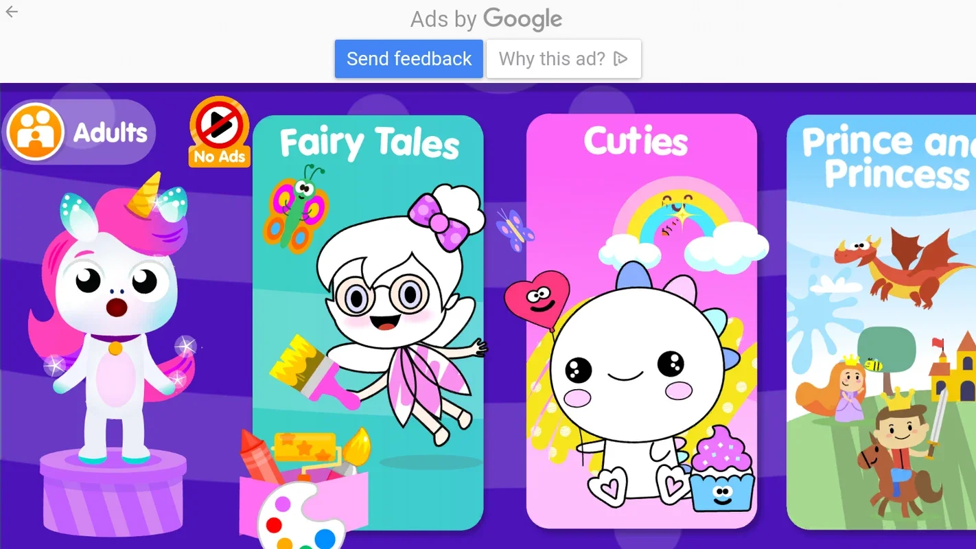 Coloring and Drawing For Girls for Android - Unleash Creativity