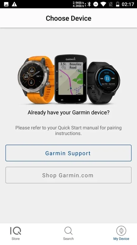 Connect IQ™ Store for Android - Customize Your Garmin