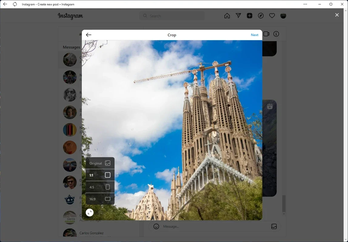 Instagram for Windows - Manage Your Profile