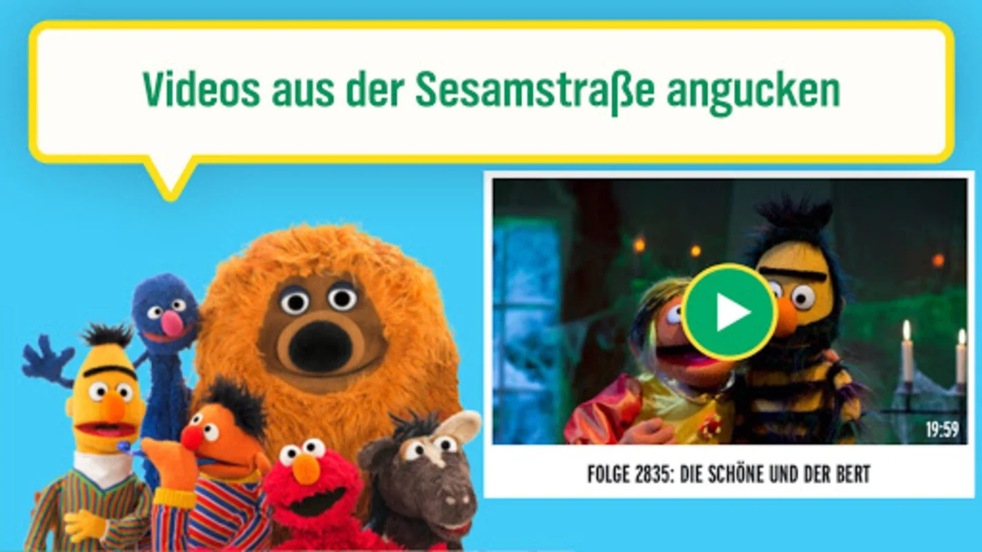 Sesamstrasse for Android - Preschool Learning App