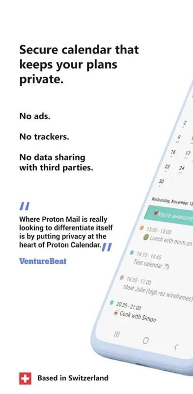 Proton Calendar for Android - Secure Time Management