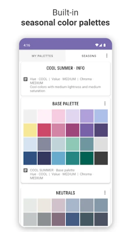 Color Palette Designer for Android - Download the APK from AppHuts