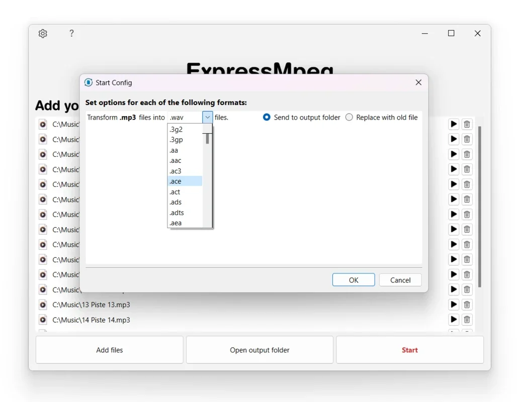 ExpressMpeg for Windows - Convert Music Files Easily