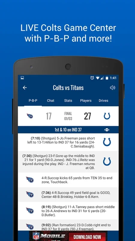 Colts for Android - Stay Connected with the Team