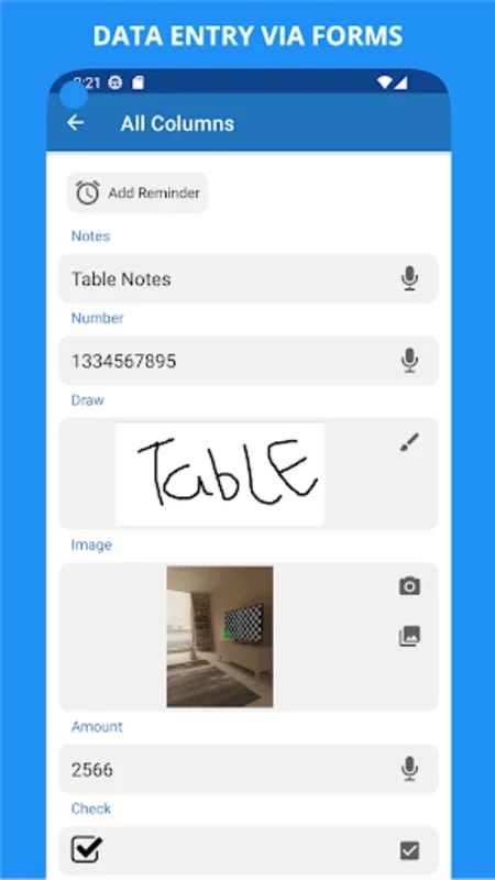 Table Notes - Mobile Excel for Android: Streamline Your Spreadsheets