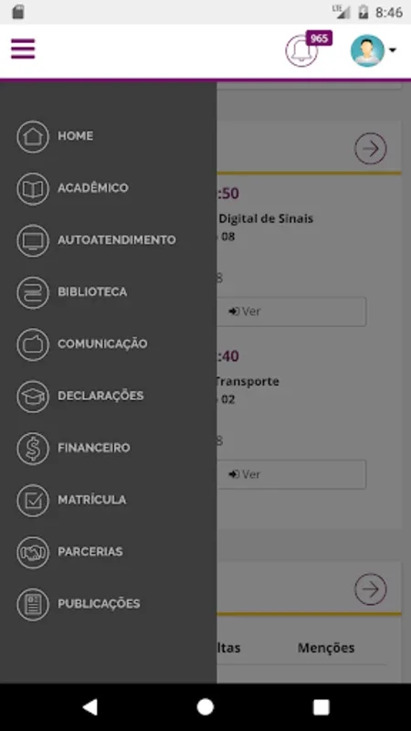 Espaço Aluno for Android - Empowering Student Learning