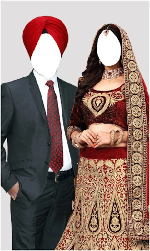 Sikh Couple Fashion Suit New for Android: Effortless Photo Transformation