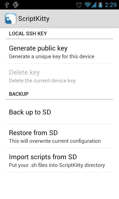 ScriptKitty for Android: Efficient SSH Server Management