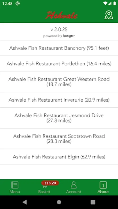 The Ashvale for Android: Culinary Excellence at Your Fingertips