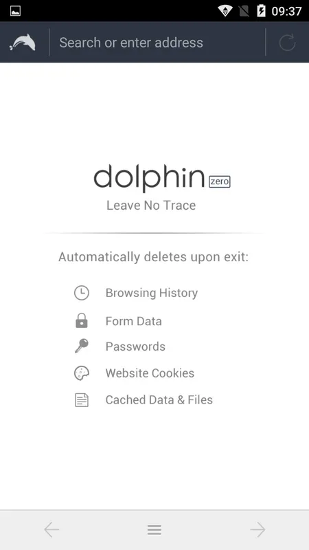 Dolphin Zero Incognito Browser for Android - Privacy Guaranteed