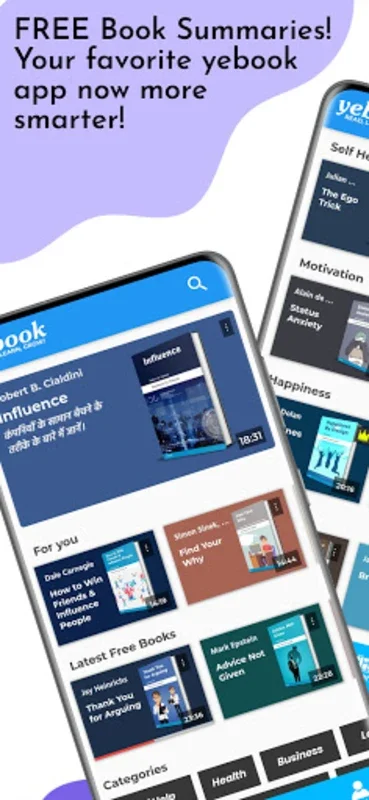 Yebook: Audiobooks & Stories for Android - Effortless Learning