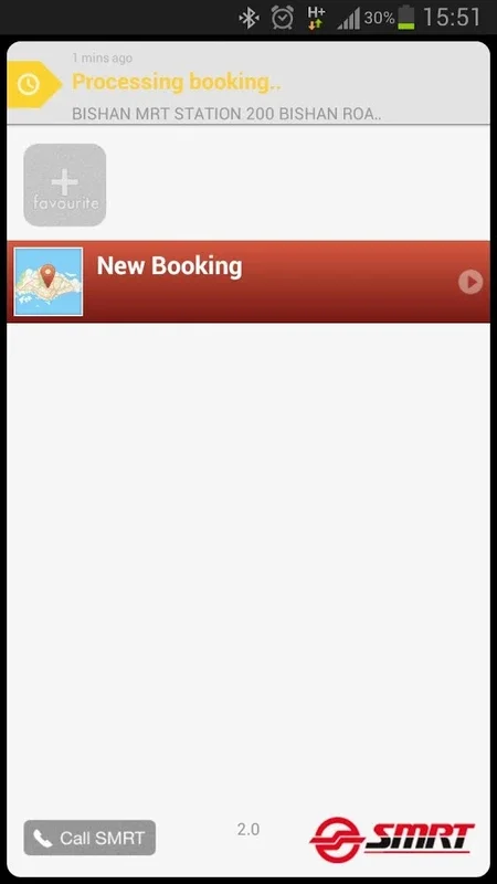 SMRT Book a Taxi for Android - Streamlined Taxi Booking