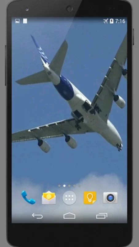 Airplane 3D Live Wallpaper for Android: Dynamic Visuals