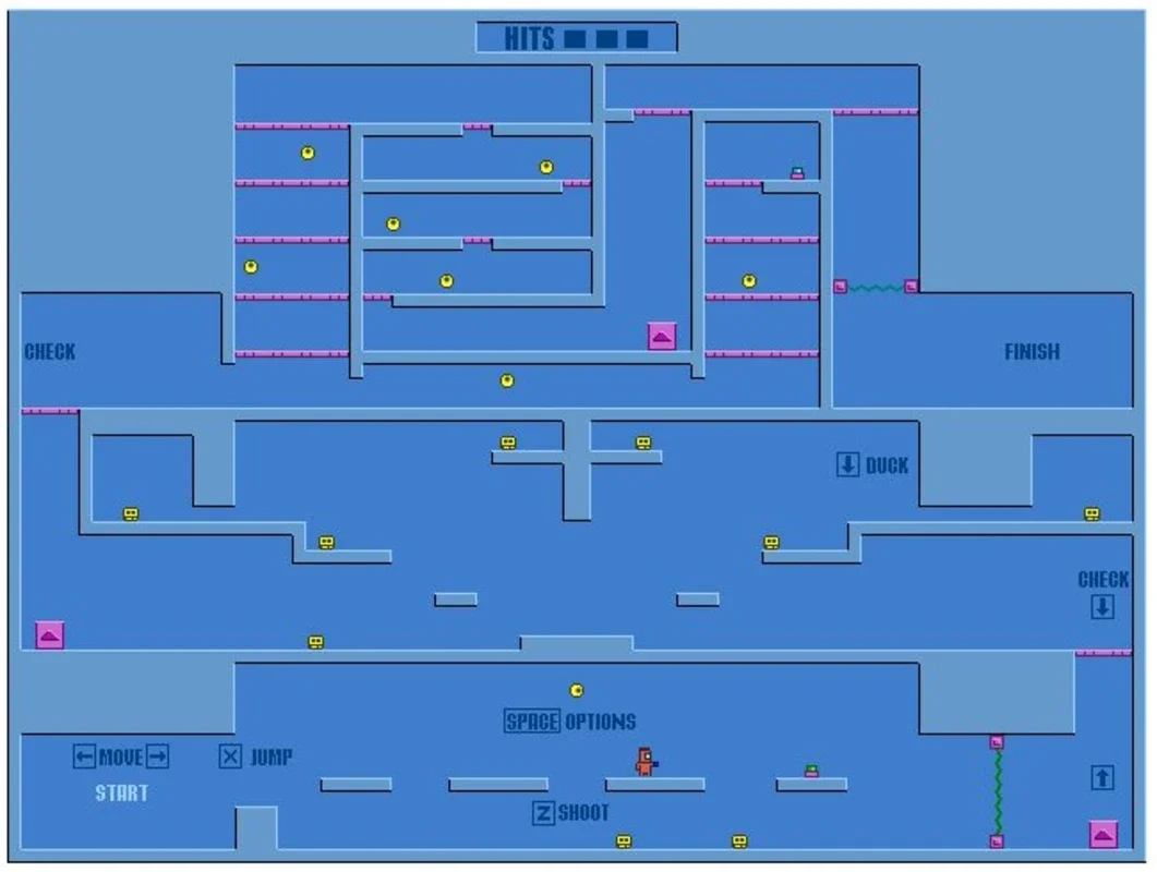 Blasterman vs. Yellowskull for Windows - Retro Platforming Fun