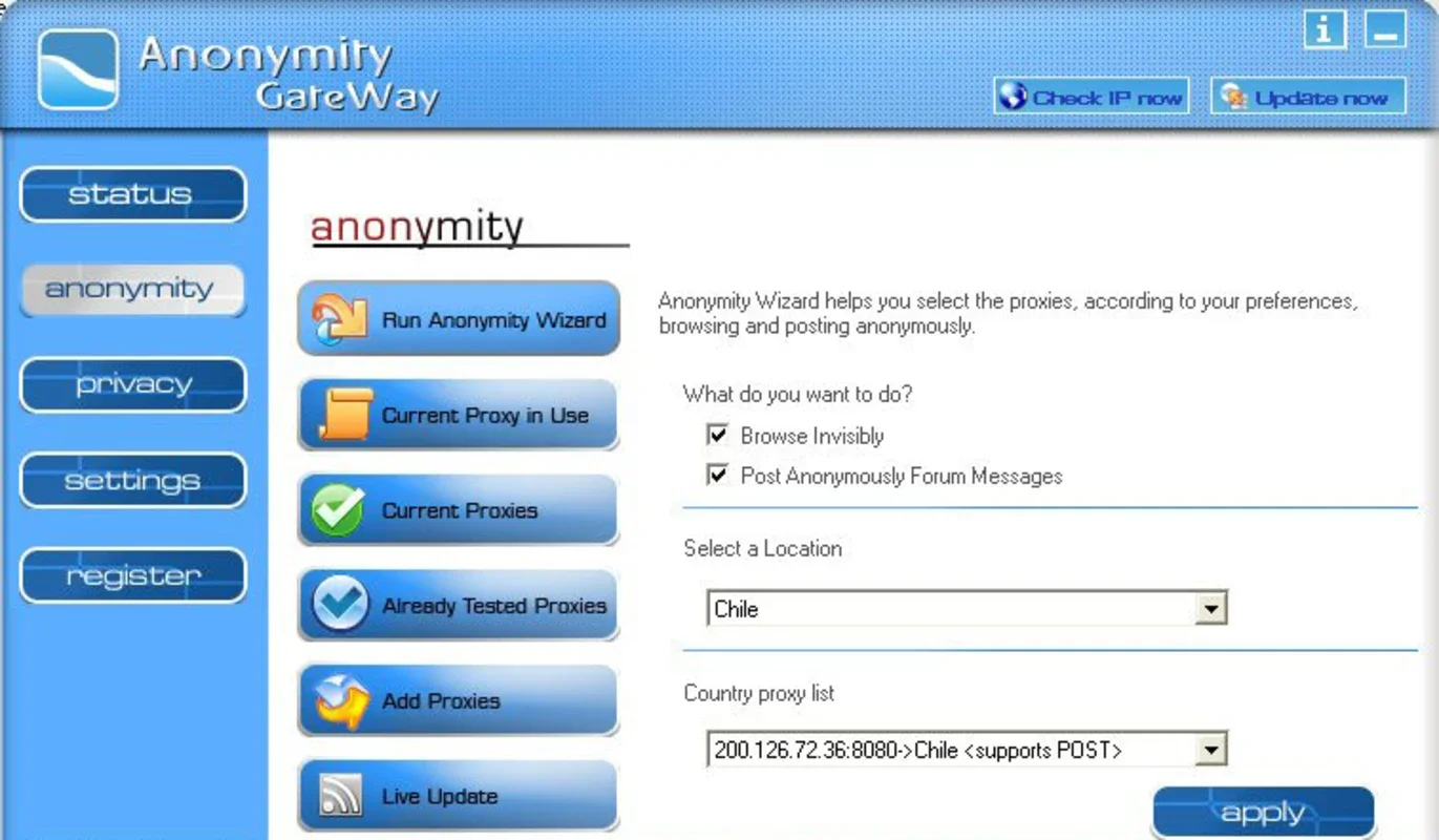 Anonymity Gateway for Windows - Protect Your Online Privacy