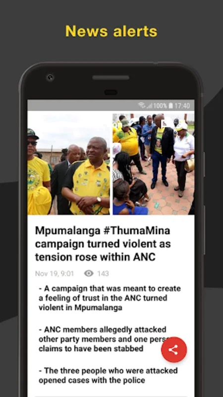 South Africa News BRIEFLY: Lat for Android - Real-Time Updates