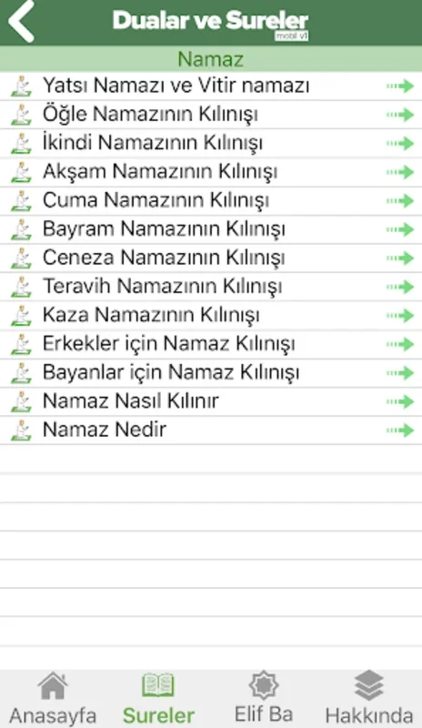Dualar ve Sureler for Android - An Islamic Prayer Companion