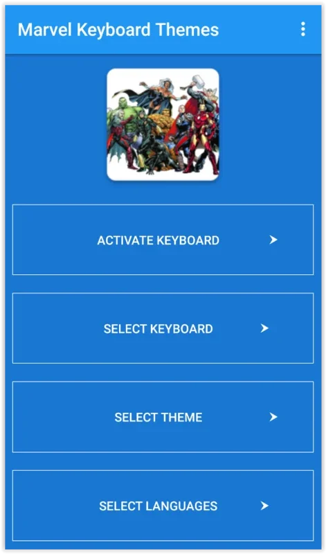 Marvel Keyboard Themes for Android - Customize with Marvel Heroes