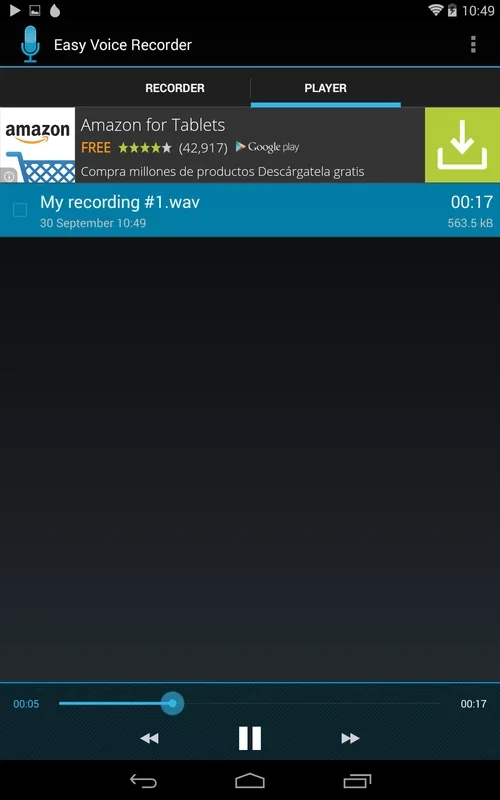 Easy Voice Recorder for Android: Simple and Effective Audio Recording