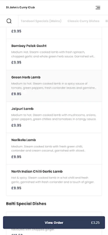 St John for Android - Secure Local Dish Ordering & Exclusive Offers