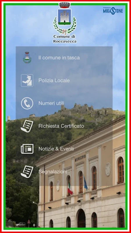 Roccasecca for Android: Explore Events and Services