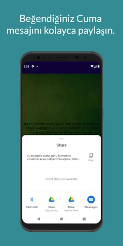 Cuma Mesajlari for Android: Share Islamic Friday Messages