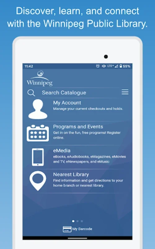 Winnipeg Public Library for Android - Rich Library Resources