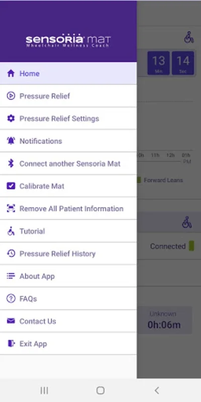 Sensoria Mat for Android: Prevent Pressure Ulcers