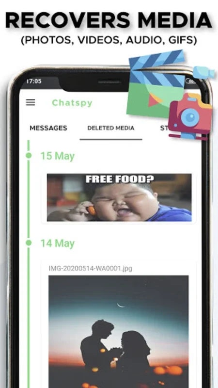 Delete Messages Recovery Chat for Android - Recover Deleted Messages & Media