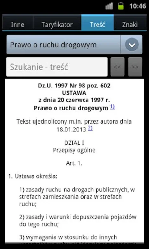 Przepisy drogowe for Android - Comprehensive Road Info