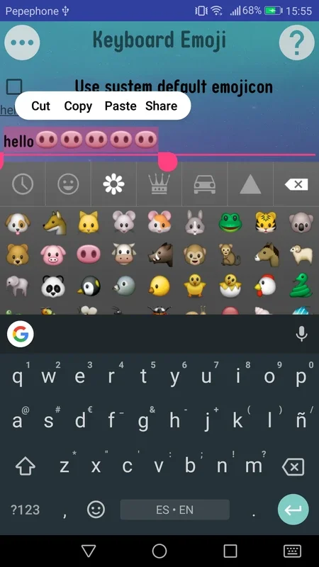 E Keyboard for Android - Effortless Emoji Typing