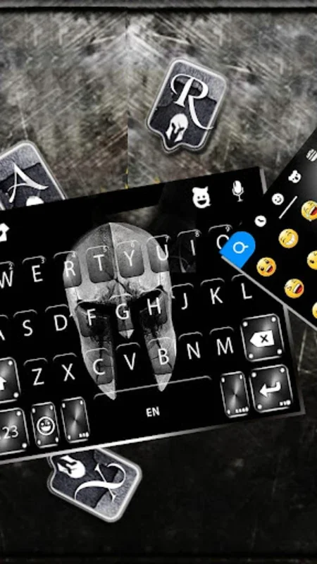 Sparta Metal Helmet Keyboard T for Android: Enhance Your Typing