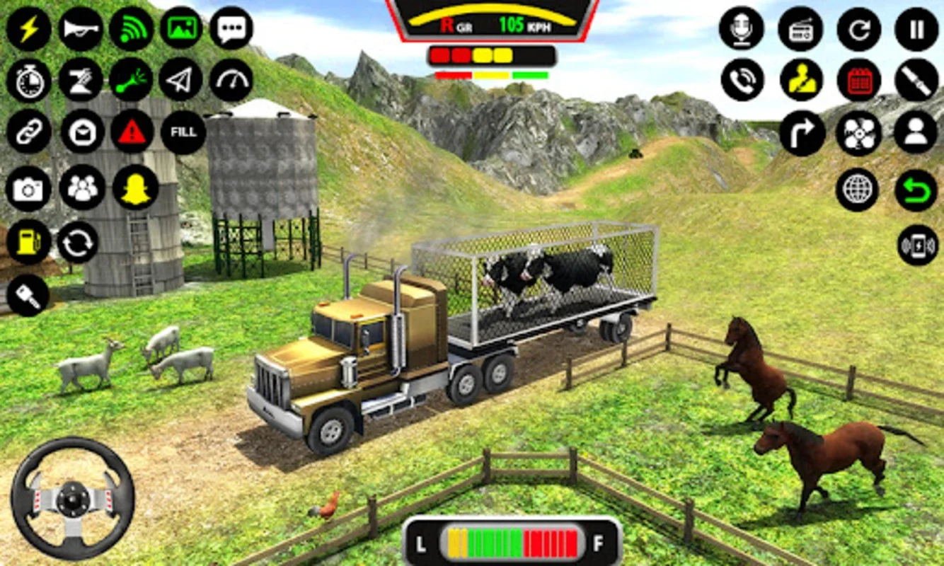 Farm Animal Truck Driver Game for Android - Thrilling Off-Road Adventure