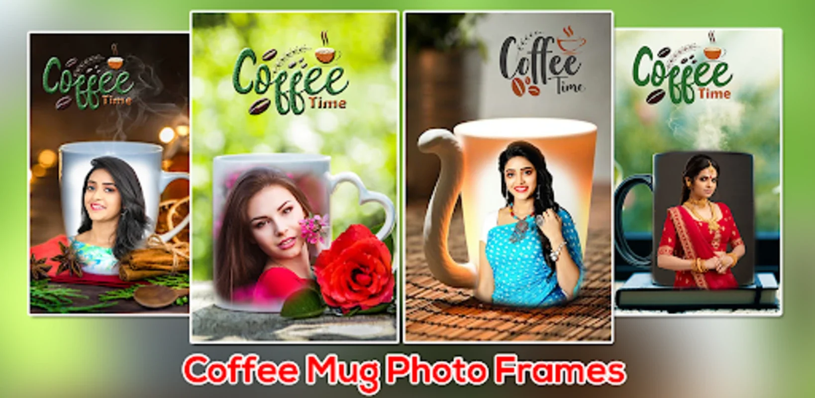 Coffee Mug Photo Frames for Android - Create Unique Photo Memories