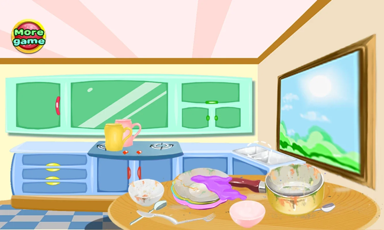 Clean up messy room with Nana for Android - Fun Cleaning Skills Game