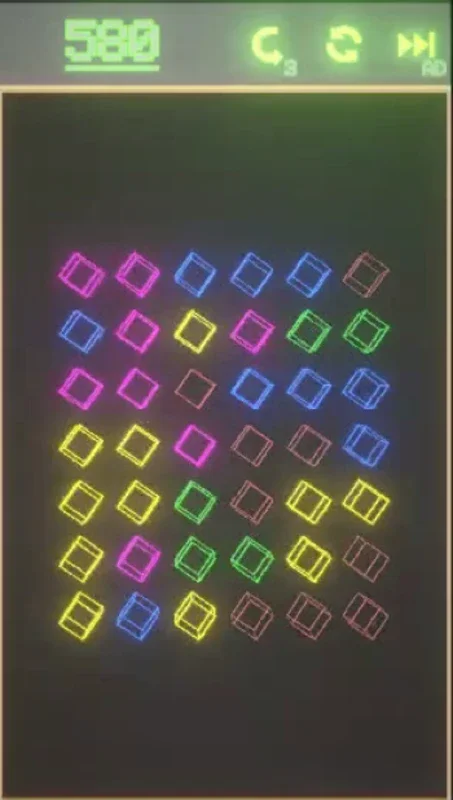 Neon Puzzles for Android: Engaging Cube Connecting