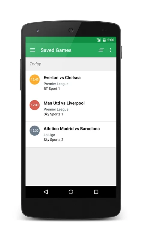 Live Football on TV for Android - UK's Ultimate Football Guide