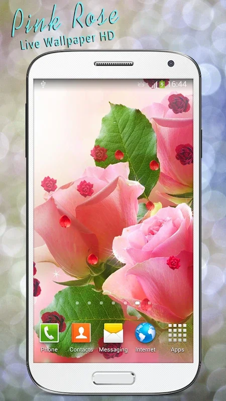 Pink Rose Live Wallpaper HD for Android - Elegant Rose Wallpapers