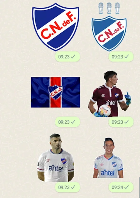 Club Nacional Stickers for Android - Add Excitement to Chats