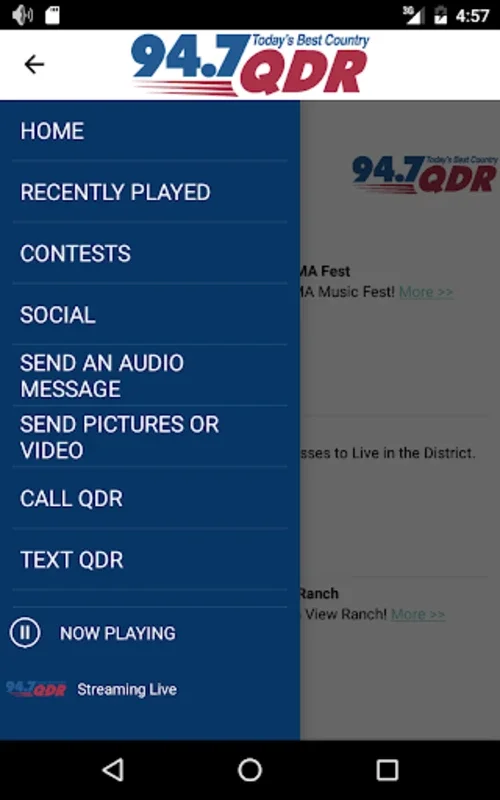 94.7 QDR for Android - Diverse Music Experience