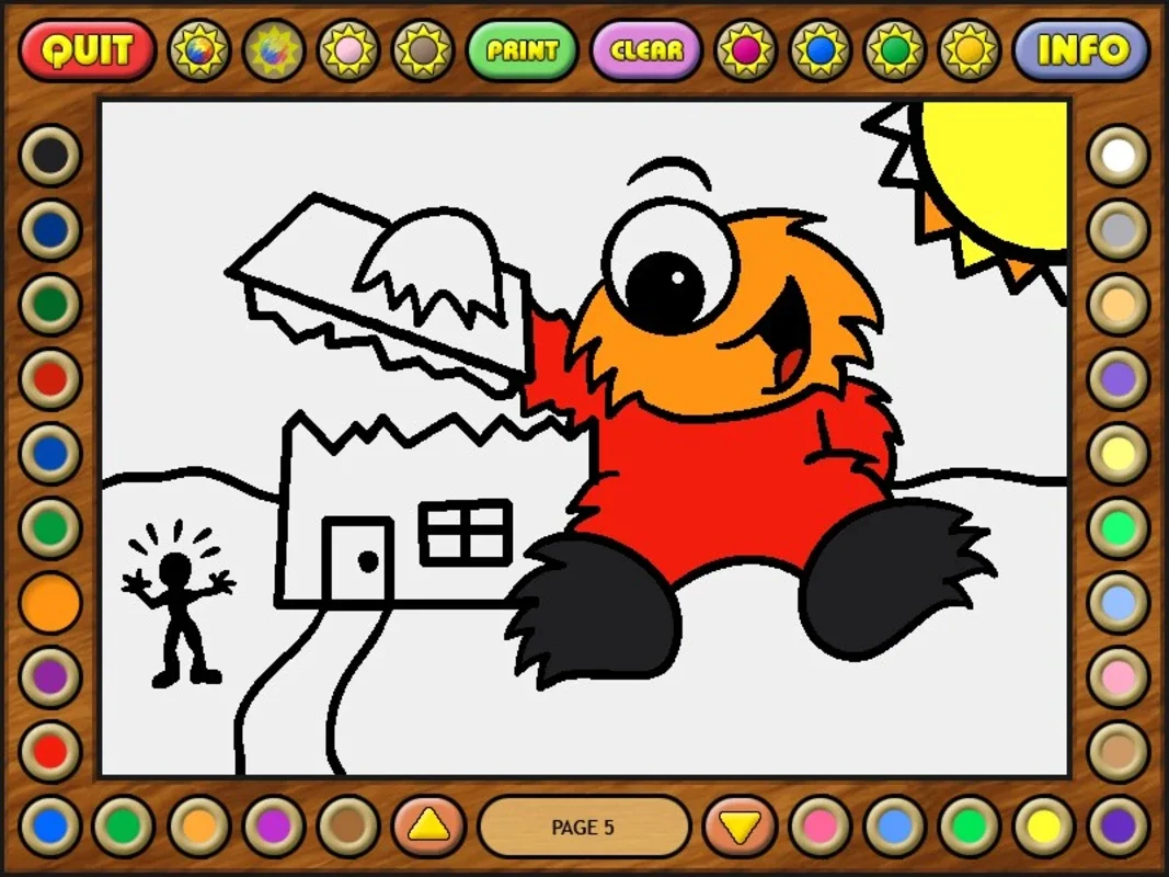 Coloring Book 9 Little Monsters for Windows - Free Download