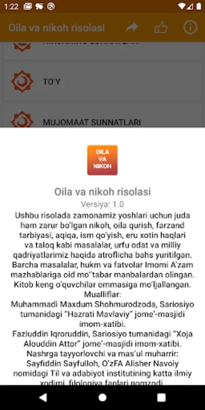 Nikoh va oila risolasi for Android: Enhance Family Dynamics