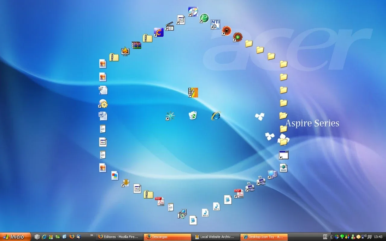 Desktop Icon Toy for Windows - Organize Icons with Ease