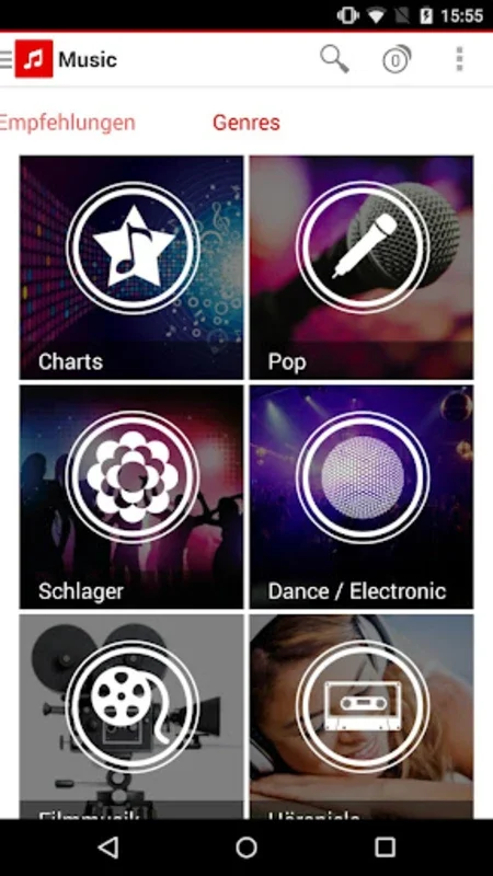 Vodafone Music Shop for Android: Millions of Tracks at Your Fingertips