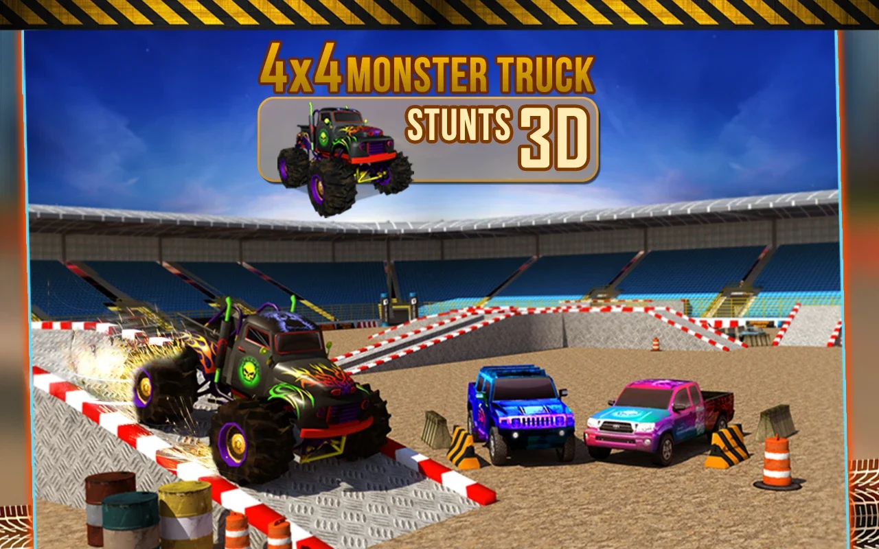 4x4 Monster Truck Stunts 3D for Android - Thrilling Stunt Game