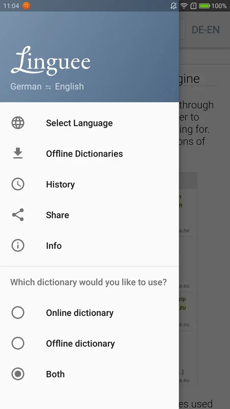 Dictionary Linguee for Android - A Comprehensive Language Tool