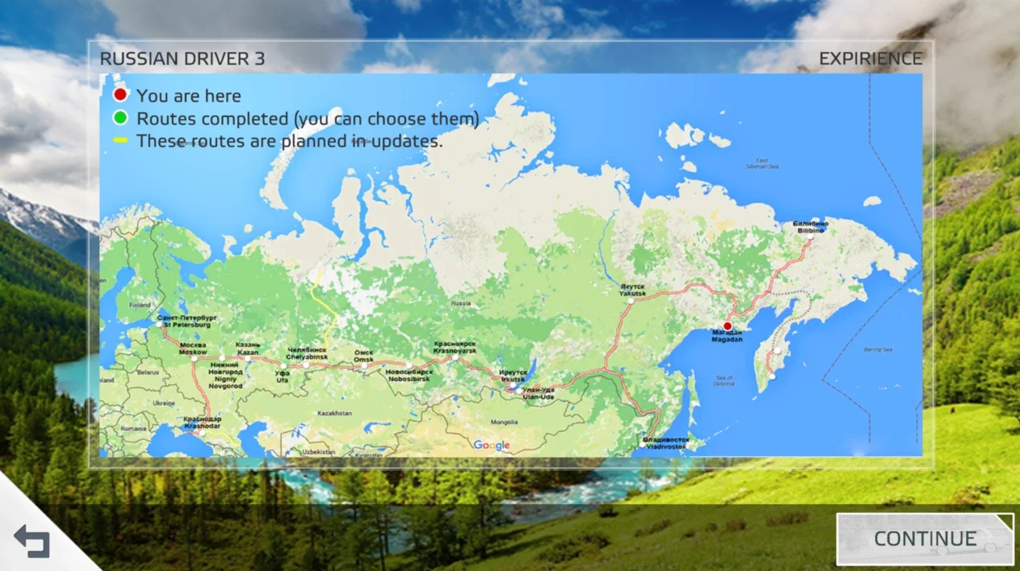 Voyage 4 for Android - Drive Along Russian Roads