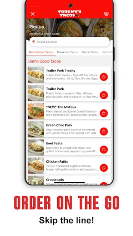 Torchy's for Android: Order Tacos, Earn Rewards