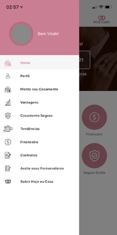 Hoje eu Caso for Android - Simplify Wedding Planning